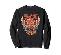 Phoenix Rise Japanese - Rebirth Motivation Graphic Sweatshirt