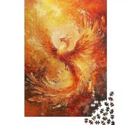 Phoenix Rising 1000-Piece Adult Jigsaw Puzzle, 70x50cm/1000pcs; Low-dust White Pieces for Sorting; Family Table Time Without A Screen