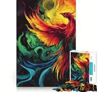 Phoenix Rising 1000 Piece Jigsaw Puzzles for Teenagers Jigsaw Logic Train Toy Stress Relief Smooth Cut Memorable Gift (38x52cm)
