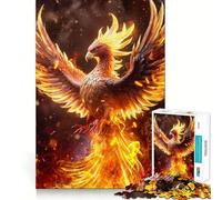 Phoenix Rising 1000 Pieces Jigsaw Puzzles for Teenagers Logic Sense Toy Simple Fun Smooth Edge Stylish Gift (38x52cm)