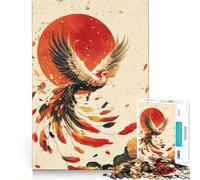 Phoenix Rising Adult Jigsaw Puzzle1000 Pieces Brain Teaser Mental Relax Pattern Assembly Santa Wish Item (50x75cm)