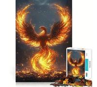 Phoenix Rising Adult Jigsaw Puzzles 1000 Pieces Brain Workout Toy Casual Relax Image Assembly Artistic Gift (50x75cm)
