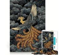 Phoenix Rising Amidst Clouds Jigsaw Puzzles 1000 Pieces for Adults Logic Sense Toy Leisure Time Smooth Edge Seasonal Gift (50x75cm)