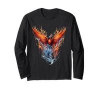 Phoenix Rising Artwork Fire Phoenix Bird Firebird Phoenix Long Sleeve T-Shirt