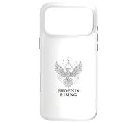 Phoenix Rising Cosmic Geometric Line Art Case for iPhone 17 Pro Max