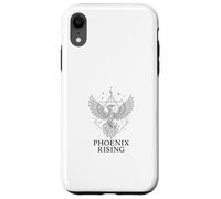 Phoenix Rising Cosmic Geometric Line Art Case for iPhone XR