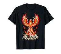 Phoenix Rising Cross Christian Faith Fire Risen Bird Bag T-Shirt