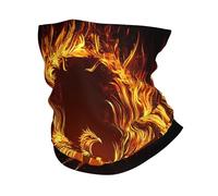Phoenix Rising Fire Bird Neck Gaiter 26X30Cm Washable Headscarf Decorative Half Face Scarf For Yoga Men Climbing