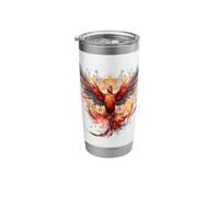 Phoenix Rising Fire Phoenix Bird Rejuvenator Phoenix Reborn Stainless Steel Insulated Tumbler
