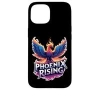Phoenix Rising From Ashes Fire Bird Motivational Inspiration Case for iPhone 15
