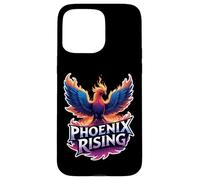Phoenix Rising From Ashes Fire Bird Motivational Inspiration Case for iPhone 15 Pro Max