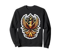 Phoenix Rising From Ashes Fire Bird Overcoming Hardship Sweatshirt