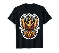 Phoenix Rising From Ashes Fire Bird Overcoming Hardship T-Shirt
