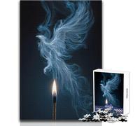 Phoenix Rising from Flame 1000 Piece Jigsaw Puzzles for Teenagers Educational Mental Focus Game Heartwarming Special Present Idea Size 38x26cm