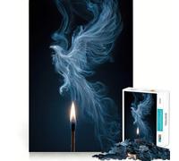Phoenix Rising from Flame Jigsaw Puzzle 1000 Piece for Teenagers Strengthen Recall Calm Relax Quality Edge Perfect Present (50x75cm)