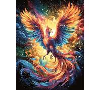 Phoenix Rising from Flames 300-piece Jigsaw Puzzle Set Fairy Tale Scenery Cartoon For Adults Teens 14+ Logic Skill Indoor Game Family Game Night Summer Durable Material 300 PCS