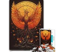 Phoenix Rising from Roots Classic Jigsaw Puzzle for Adults, 1000 PCS