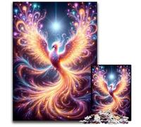 Phoenix Rising JigsawPuzzle 1000 Pieces for Adults Impossible Jigsaw Puzzles for Adults for Family And Friends Suitable for Ages 14 1000 PCS(38x26cm)