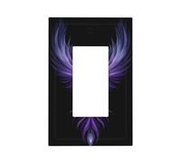 Phoenix Rising Light Switch Wall Plate Faceplate Cover Single Rocker 1 Gang Decorator Outlet Receptacle Covers for Home Kitchen Room Bathroom Decor
