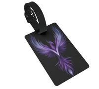 Phoenix Rising Luggage Tags Name Id Label Suitcase Tags, Ideal for Travel Cruise Backpacks Bag