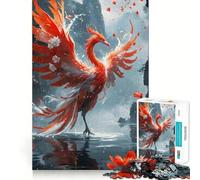 Phoenix Rising Misty Landscape 1000 Piece Jigsaws for Adults Puzzle Strengthen Memory Warm Time Clean Edge (38x52cm)