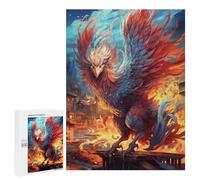 Phoenix Rising Mythical Artwork -1 - Wooden Art Puzzle, 500 PCS, Creative Indoor Hobby - with A Decorative Finish