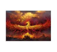 Phoenix Rising Poster (9) Canvas Poster Wall Art Decor Print Picture Paintings for Living Room Bedroom Decoration 20x30inch(50x75cm)