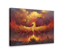 Phoenix Rising Poster (9) Canvas Poster Wall Art Decor Print Picture Paintings for Living Room Bedroom Decoration 20x30inch(50x75cm)