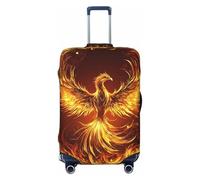 Phoenix Rising Suitcase Cover Luggage Protector, Fire Elastic Luggage Covers Anti-Scratch Dustproof Luggage Sleeve Fits 18-21 Inch