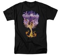 Phoenix Rising T-Shirt Deep Purple Black L