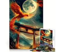 Phoenix Rising Torii Puzzles for Teenagers 1000 Pieces Strengthen Recall Calm Pastime Quality Edge Festive Gift (50x75cm)