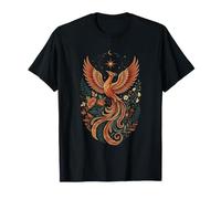 Phoenix Rising Under the Moon for Fantasy Fans T-Shirt