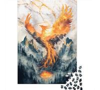 Phoenix’s Rebirth Adult Jigsaw Puzzle, 1000 Pieces, 52x38cm/1000pcs, January Puzzle Activity, Relaxing Home Time And A Calmer Routine