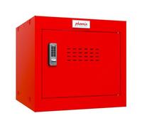 Phoenix Red Cube Locker - Electronic Locking