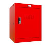 Phoenix Safe Co. Phoenix CL Series Size 2 Cube Locker in Red with Elec