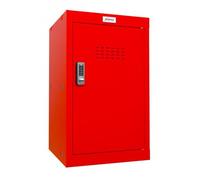 Phoenix Safe Co. Phoenix CL Series Size 3 Cube Locker in Red with Elec