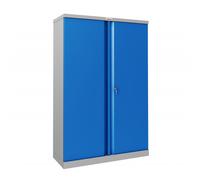 Phoenix SCL Series SCL1491GBK 2 Door 3 Shelf Steel Storage w/ Key Lock