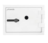 Phoenix Safe Company Fortress SS1451K Security Safe w/Double-Bitted Key Lock, UK Police Approved, £4K Cash/£40K Valuables Protection, Double-Wall Steel Construction, GDPR Compliant, White Finish, 10L