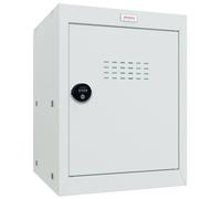 Phoenix Safe Company Light Grey Cube Locker with Combination Lock, CL0544GGC, 66L | Size: 500mm Phoenix Safe Company Light Grey 500mm