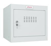 Phoenix Safe Company Light Grey Cube Locker with Key Lock, CL0344GGK, 44L | Size: 300 cm x 100 cm Phoenix Safe Company Light Grey 300 cm x 100 cm
