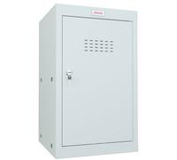 Phoenix Safe Company Light Grey Cube Locker with Key Lock, CL0644GGK, 87L | Size: 600mm Phoenix Safe Company Light Grey 600mm