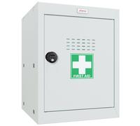 Phoenix Safe Company Light Grey Medical Cube Locker with Combination Lock, MC0544GGC Phoenix Safe Company Light Grey