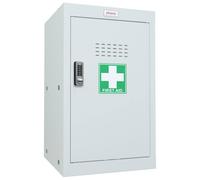 Phoenix Safe Company Light Grey Medical Cube Locker with Electronic Lock, MC0644GGE, 87L | Size: 600mm Phoenix Safe Company Light Grey 600mm