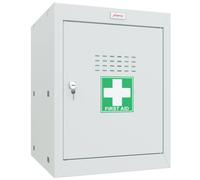 Phoenix Safe Company Light Grey Medical Cube Locker with Key Lock, MC0544GGK, 66L | Size: 500mm Phoenix Safe Company Light Grey 500mm