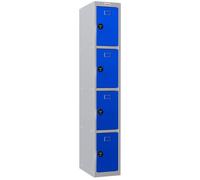 Phoenix Safe Company Personal Locker Grey/Blue with Combination Lock, PL1430GBC, 60.5L in Blue | Size: 180 cm x 100 cm Phoenix Safe Company Blue 180 cm x 100 cm