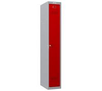 Phoenix 1 Door Red Locker - Key Locking (500mm deep)