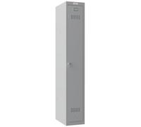 Phoenix 1 Door Grey Locker - Key Locking (500mm deep)