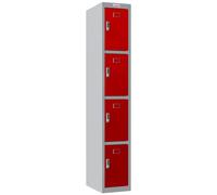 Phoenix Safe Company Personal Locker in Red with Electronic Lock, PL1433GRE, 34L | Size: 180 cm x 100 cm Phoenix Safe Company Red 180 cm x 100 cm