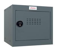 Phoenix Safe Company Phoenix Cl0344Aac Size 1 Anthracite Grey Cube Locker With Combination Lock