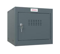 Phoenix Safe Company Phoenix Cl0344Aak Size 1 Dark Grey Cube Locker With Key Lock